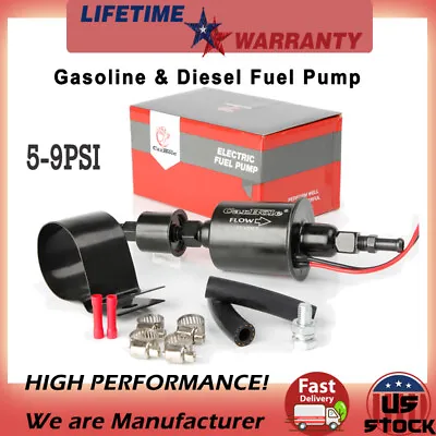 Advanced Universal Fuel Pump Electric Gas Diesel Inline 5-9PSI Low Pressure 12V • $23.99