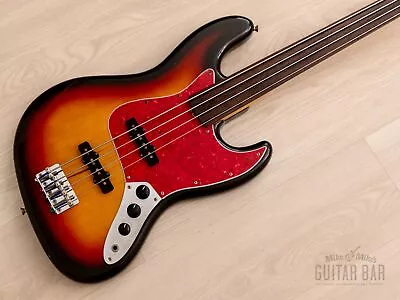 1989 Fender Jazz Bass Fretless ‘62 Vintage Reissue JB62-60FL Sunburst Japan MIJ • $1799.99