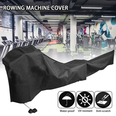 $26.97 • Buy Black Rowing Machine Cover Anti-scratch Waterproof Dustproof UV Protection