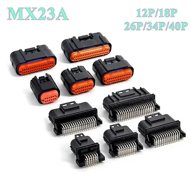 12/18/26/34/40 Pin/Way JAE MX23A Series ECU Male Female Connector Plug Kit New • $7.80