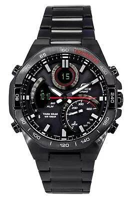 Casio Edifice Black Dial Sports Tough Solar 100M Men's Watch ECB-950DC-1A • $331.49