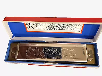 M. Hohner Marine Band Vintage 12 Hole Harmonica No. 364 Key Of C NEW With BOX • $25