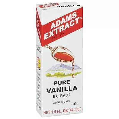 Adams Pure Vanilla Extract Flavoring 1.5oz Bottles (Pack Of 3) • $49.12