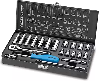 34212 1/4  Drive Metric Socket Set 21 Piece • $69.17