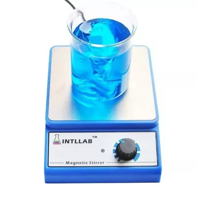 INTLLAB Magnetic Stirrer Stainless Steel Magnetic Mixer With Stir Bar No Heating • $58.99