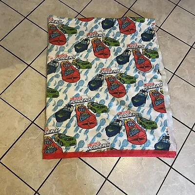 Vintage NASCAR Blanket Racers 2000 Base Layer Kids Brd Spread • $16