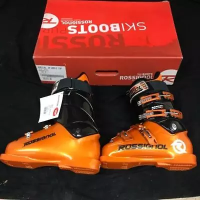 Rossignol Radical Junior WC Ski Boots Sz 5.0 Brand New Solar/Black • $91.45