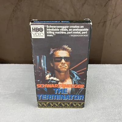 Vtg 1984 The Terminator HBO Weintraub VHS Video Cassette Tape 2535 Horror Movie • $9.99
