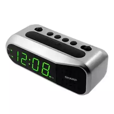 Sharp Electric Digital Dual Alarm Clock Battery Backup LED Large Display Snooze • $14.20