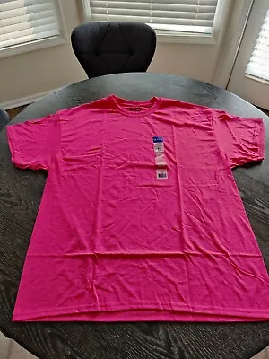 Gildan Adult T-Shirts 20 Pack DryBlend Heliconia XL G8010 Tagless • $30
