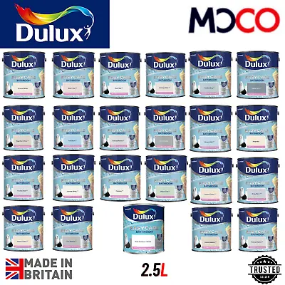 Dulux Easycare Bathroom Soft Sheen For Walls & Ceilings Interior Paint 2.5L • £23.06