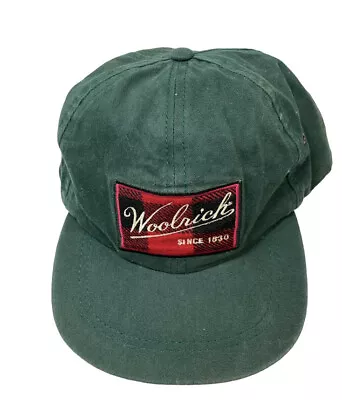 Vintage Woolrich Green Since 1830 Sample Large Xl Hat Cap Cotton • $39.99