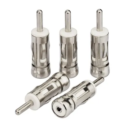 Eightwood Din Adapter AM/FM Aerial Tuner ISO Female To Din Male 5pcs For DAB Car • £5.40