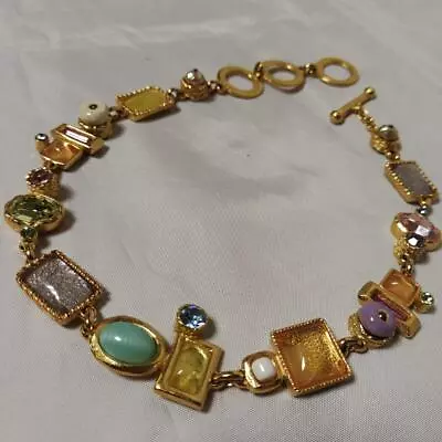 Christian Lacroix Super Rare Rare Necklace Colored Stone Gold • $1121.99