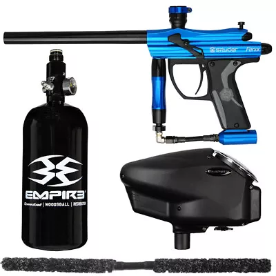 New Spyder Fenix Core Essential Paintball Gun Package Kit - Blue • $267.84