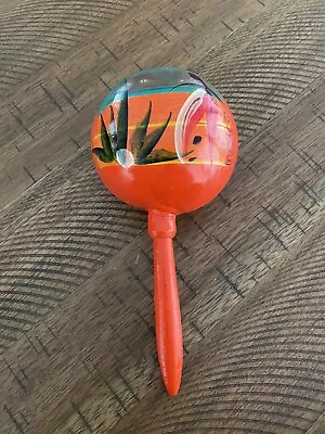 Vintage Maraca Handmade Hand Painted In Mexico Percussion • $9