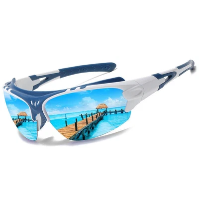$21.99 • Buy Sport Cycling Polarised Sunglasses Mens Womens Outdoor Driving Fishing Glasses