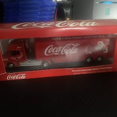 BNIB N GAUGE OXFORD 1:148 NTCAB007CC Scania T Cab Coca Cola Christmas Lorry • £20