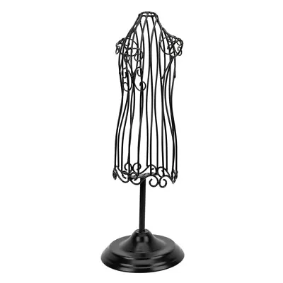  Wooden Hanger Iron Wire Pet Clothes Holder Model Stand Metal • £18.99