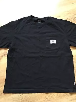 £7.50 • Buy Vans Black Top T Shirt Large Womens Uk 16 Vgc