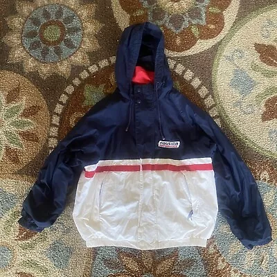 Vintage Nautica 90’s Reversible Jacket Size M/L Winter Distressed Faded • $35