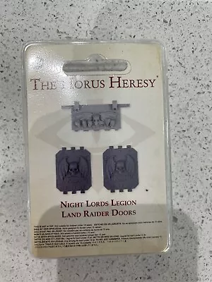 Rare OOP Forgeworld Night Lords Legion Land Raider Doors  And Frontplate • £17