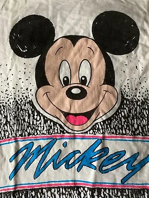 Vintage Disney Mickey Mouse Double Sided Print Shirt • $55