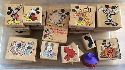 Disney Rubber Stamps Various Mickey Minnie Donald Goofy Pluto Pooh You Choose • $4.99