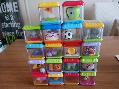 Fisher Price Peek-a-Boo  Blocks - 18 Blocks In Pre-Loved Condition • $24.50