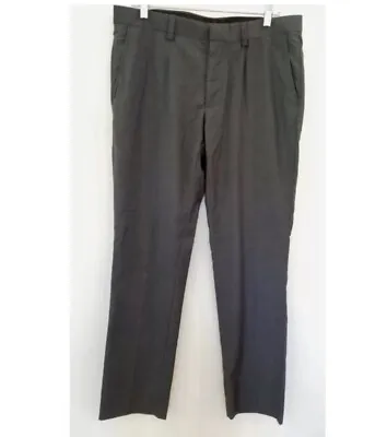 H&M Mens Regular Fit Gray Dress Pants Size 34 EUC. • $11.99