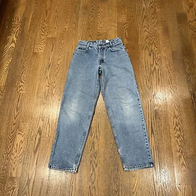 Vintage Levis 560 Student Orange Tab Jeans 90s Grunge Size 28x30 • $40