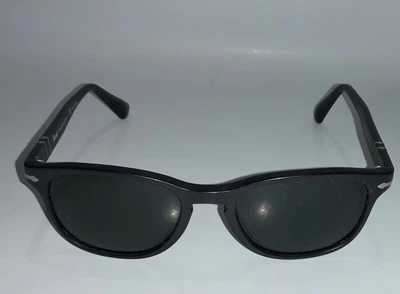 $49.99 • Buy Persol Sunglasses Polarized 3086-S 9000/58 Black Pre-Owned Made Italy
