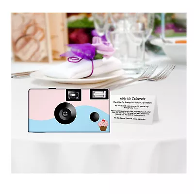 5 Cupcake Single Use Disposable Cameras Fun Cameras KODAK Film (F52128) • $83.45