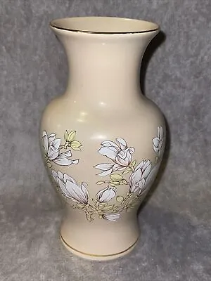 Sadler England Vase With Magnolia Design Excellent Condition 20cm Vintage  • £14.99
