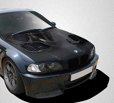 FOR 99-06 BMW 3 Series E46 2DR Carbon Fiber GTR Hood 108630 • $1291