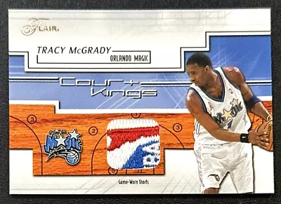 2002-03 Fleer Flair Tracy Mcgrady Game Used Shorts Court Kings • $22.50