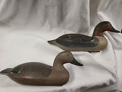 Vintage Litzenberg Green Wing Teal Decoys • $300