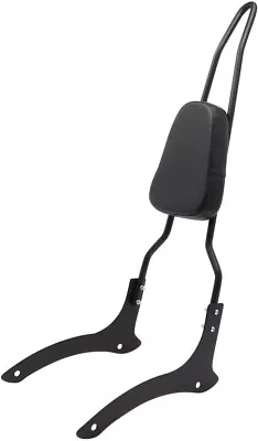 Backrest Sissy Bar Pad For Yamaha V Star DS XVS 1100 Custom 1999-2009- Black • $89.99