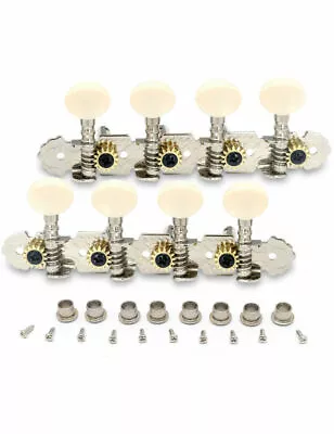 Metallor Guitar Machine Heads Tuning Pegs Keys For Mandolin Banjo 4R4L In Line • $12.99