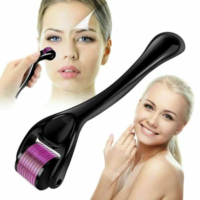 $20.22 • Buy AU Titanium Micro Needle Derma Roller Beard Hair Regeneration Skin Care Growth