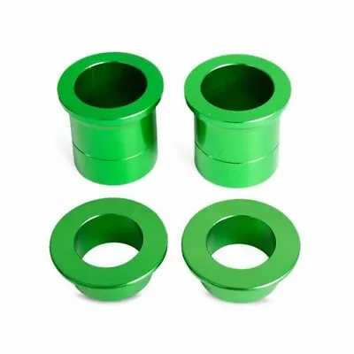 Wheel Hub Spacers Kit Front & Rear Motor Green Fits For Kawasaki KX125/250 03-08 • $22.66