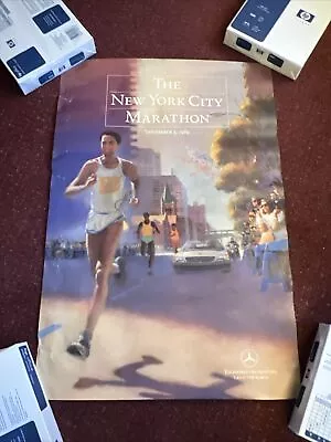 New York City Marathon Poster Wow 🔥1989 • $47.50