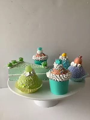 Fake Cakes Artificial Cupcakes Display Shop Prop Tearoom Kitchen • £6.99