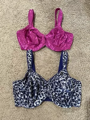 Wacoal Lot Of 2 Bras 855167 85567 Awareness Full Coverage Underwire US Size 36DD • $45.88