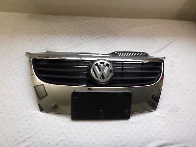 07 08 09 10 11 Vw Eos Front Bumper Cover Upper Top Grille Emblem Grill Oem • $225