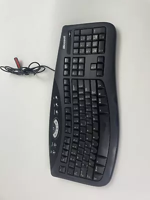 Microsoft Comfort Curve Keyboard 2000 V1.0 KU-0459 USB Wired Ergonomic Windows • $23.99