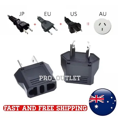 $4.95 • Buy Europe EU Japan JP / US To Australia Power Plug Adapter Travel Converter - AUS
