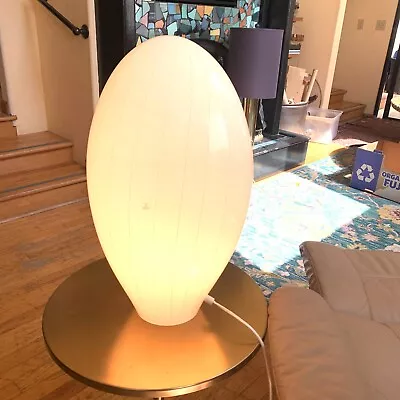 Vetri Murano Glass Egg Lamp 70s Mod Space Age MCM Italy BIOMORPHIC W/Sticker 20  • $756