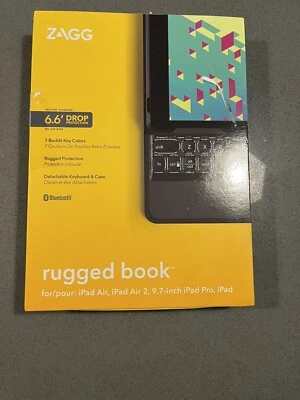 $20 • Buy ZAGG Rugged Book Pro Bluetooth Keyboard And Case For Apple IPad Pro 9.7  With...