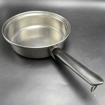 Vintage AMWAY QUEEN Skillet Frying Pan Multi-Ply 18/8 Stainless Steel 8.5” USA • $50.94